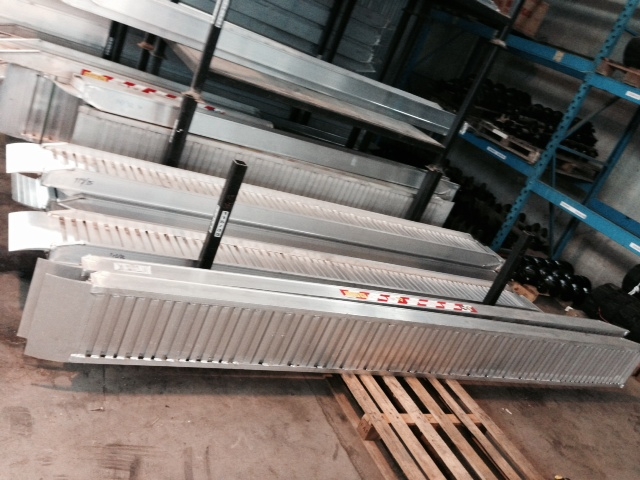 Rampe di carico 2000X600 mm portata 217 ql, rampe di carico in alluminio